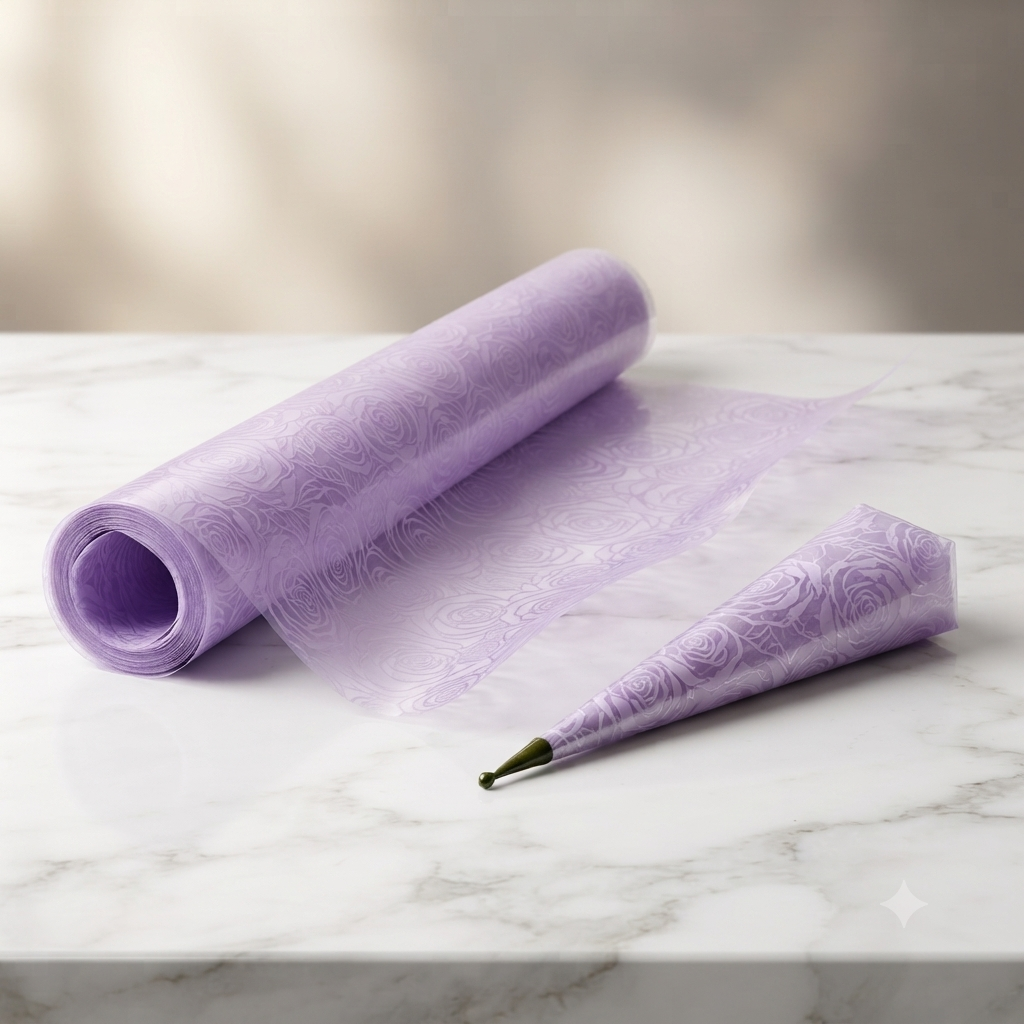 Lavender Frozen Cellophane Sheets Premium Frozen Cellophane Sheets