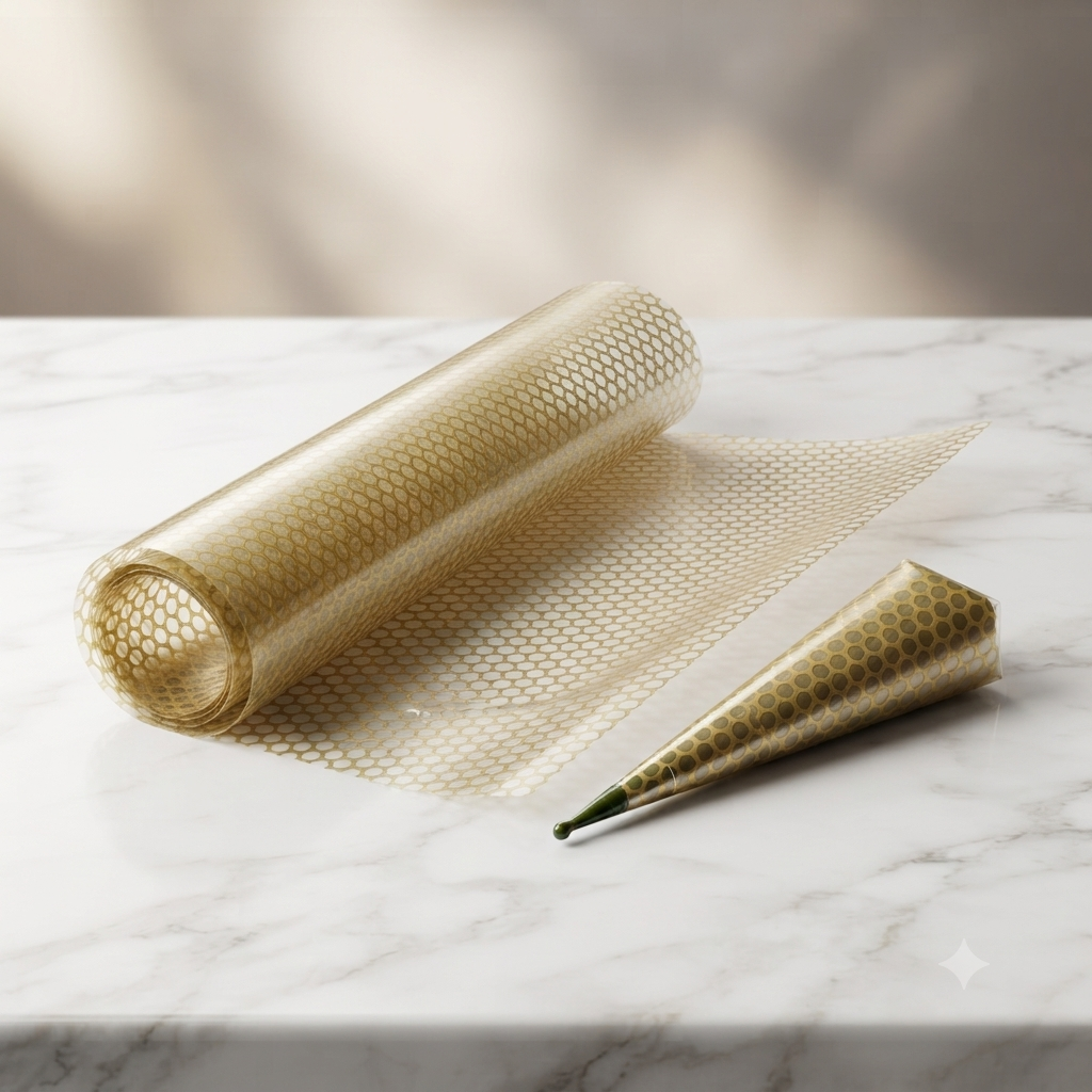 Golden Cellophane Sheets SAFA Premium Frozen Cellophane Sheets