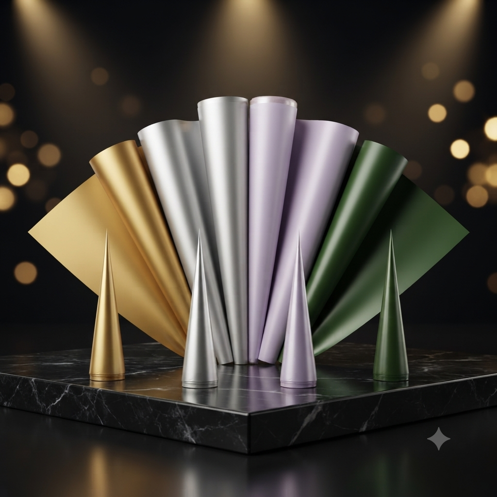 Metallic Cellophane Sheets Premium Metallic Cellophane Sheets